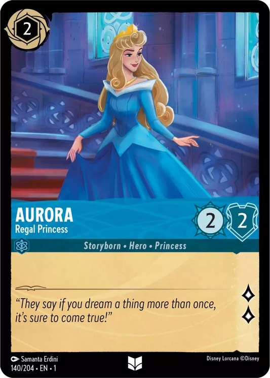 Lorcana The First Chapter 140/204 Aurora Regal Princess Foil