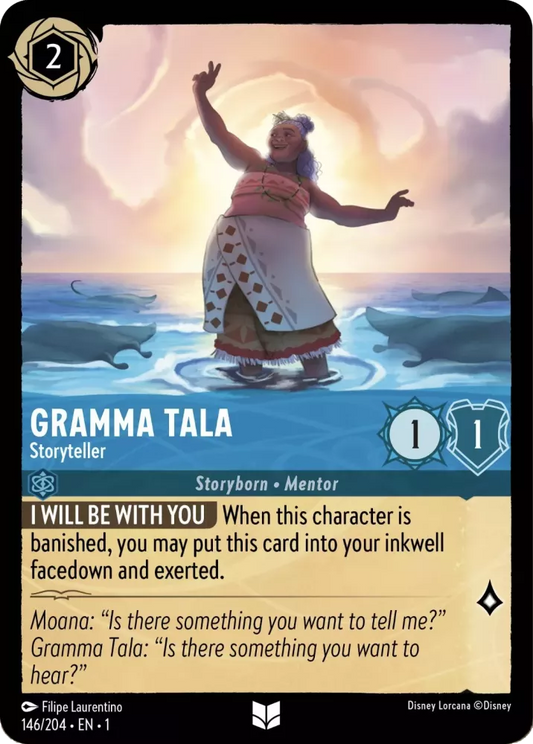 Lorcana The First Chapter 146/204 Gramma Tala Storyteller