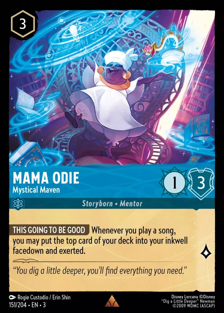 Lorcana Into the Inklands 151/204 Mama Odie Mystical Maven