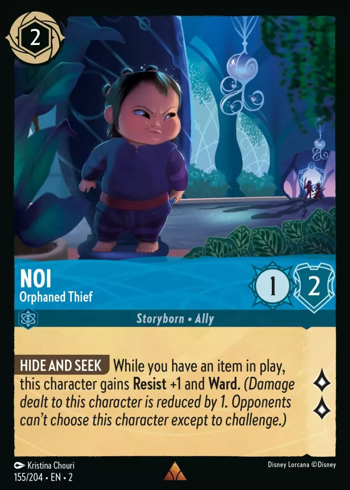 Lorcana Rise of the Floodborn 155/204 Noi Orphaned Thief