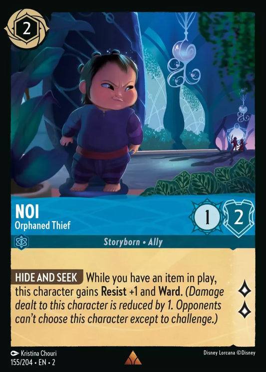 Lorcana Rise of the Floodborn 155/204 Noi Orphaned Thief