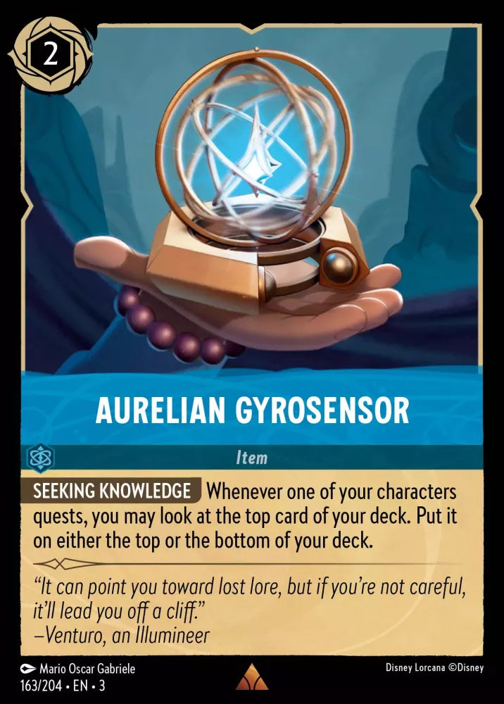 Lorcana Into the Inklands 163/204 Aurelian Gyrosensor