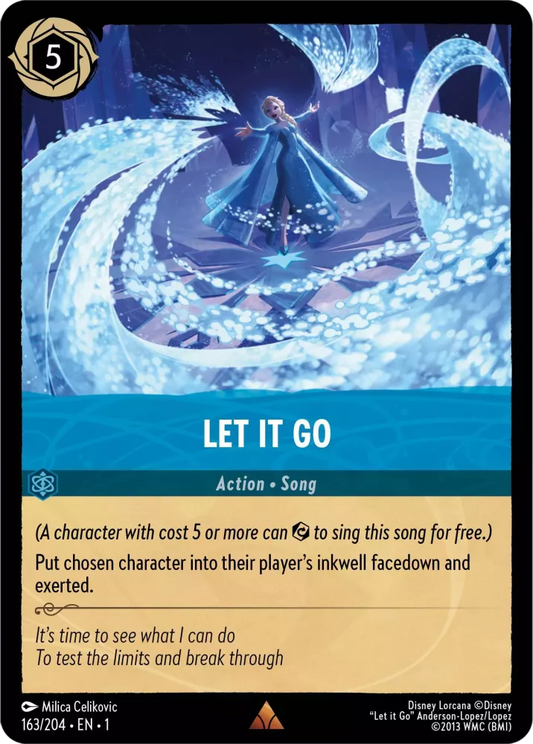 Lorcana The First Chapter 163/204 Let It Go Foil