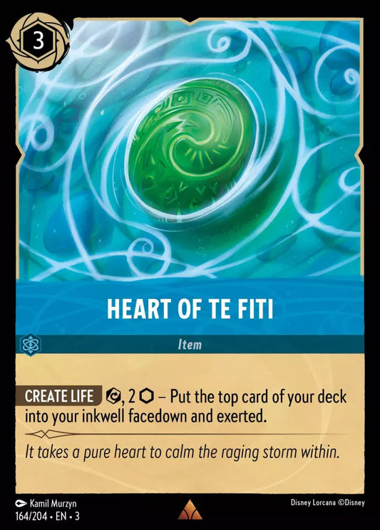 Lorcana Into the Inklands 164/204 Heart of Te Fiti