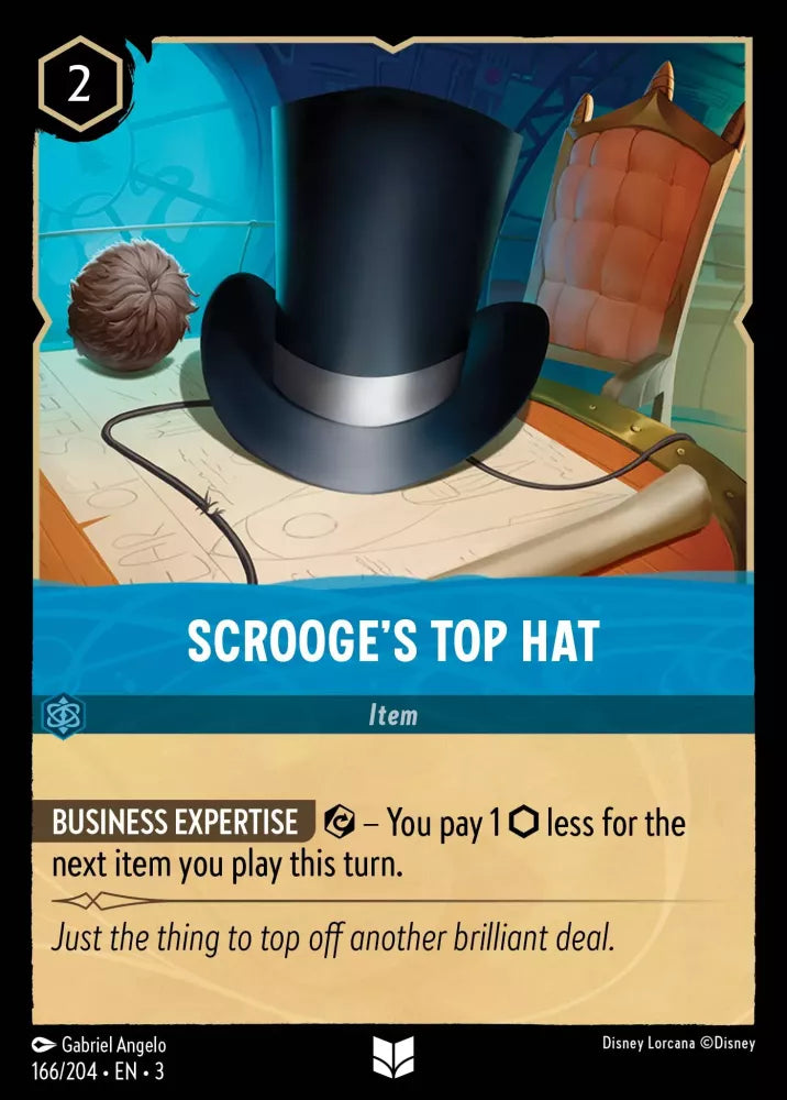 Lorcana Into the Inklands 166/204 Scrooge's Top Hat