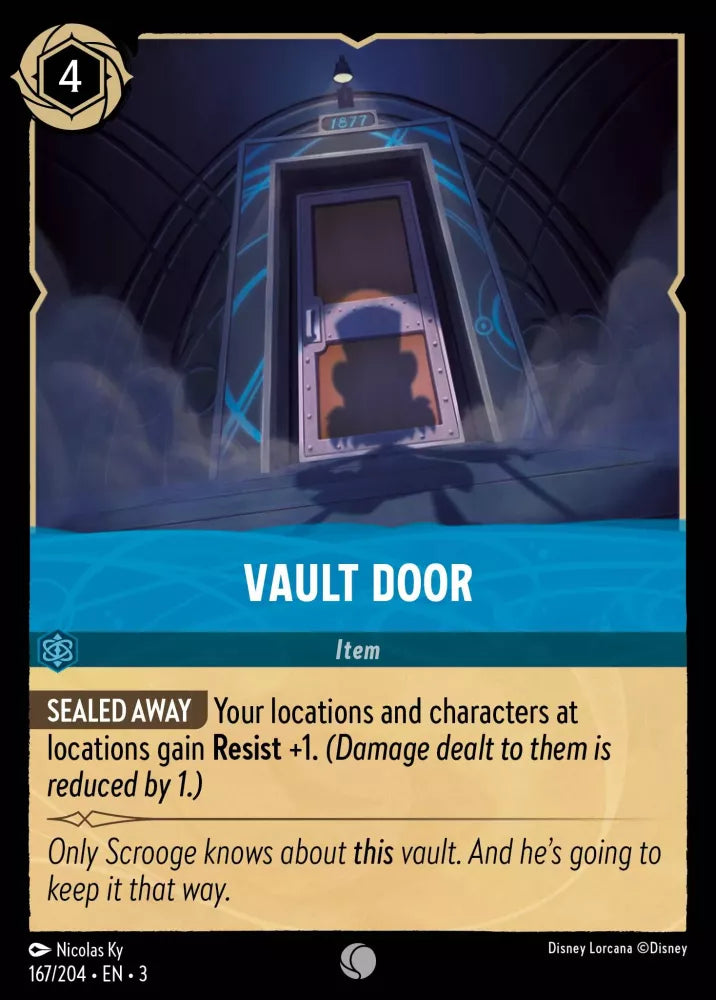 Lorcana Into the Inklands 167/204 Vault Door Foil