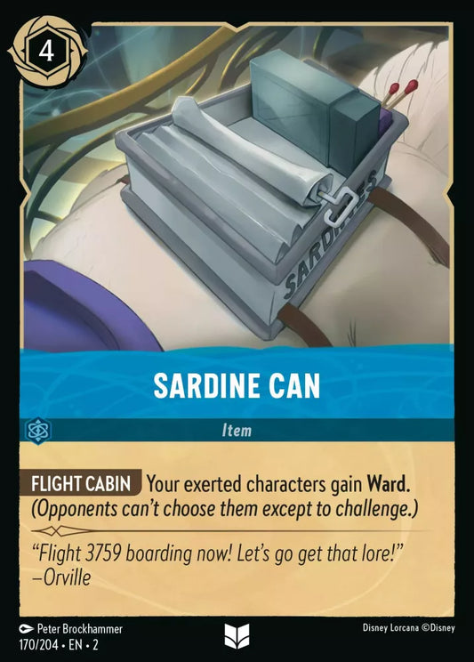 Lorcana Rise of the Floodborn 170/204 Sardine Can Foil