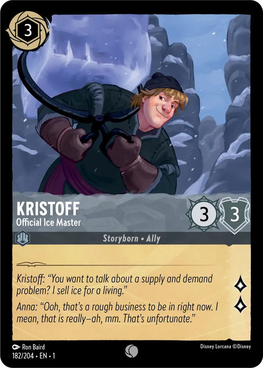 Lorcana The First Chapter 182/204 Kristoff Official Ice Master