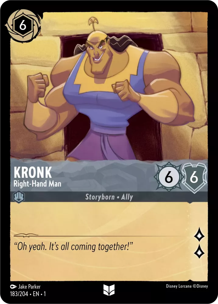 Lorcana The First Chapter 183/204 Kronk Right-Hand Man