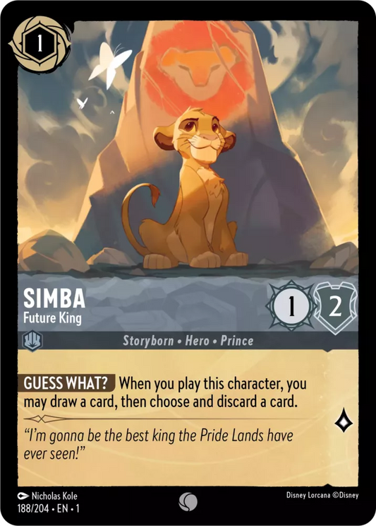 Lorcana The First Chapter 188/204 Simba Future King