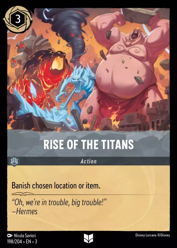 Lorcana Into the Inklands 198/204 Rise of the Titans Foil