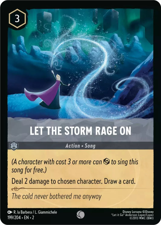 Lorcana Rise of the Floodborn 199/204 Let the Storm Rage On