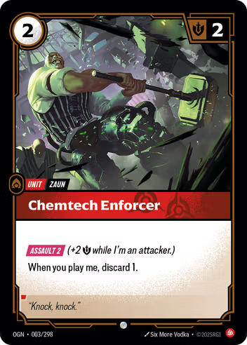 Riftbound Origins 003/298 Chemtech Enforcer Foil