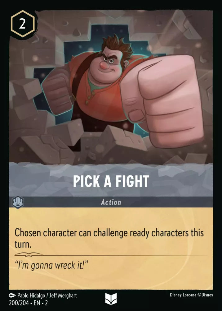 Lorcana Rise of the Floodborn 200/204 Pick a Fight