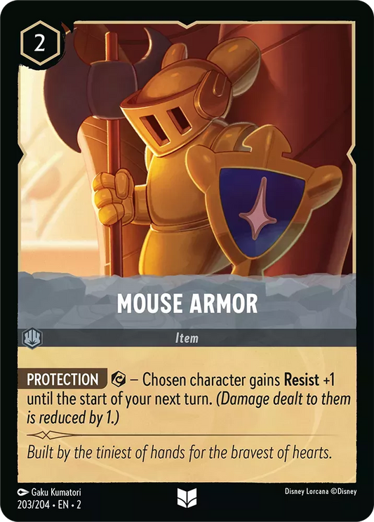 Lorcana Rise of the Floodborn 203/204 Mouse Armor