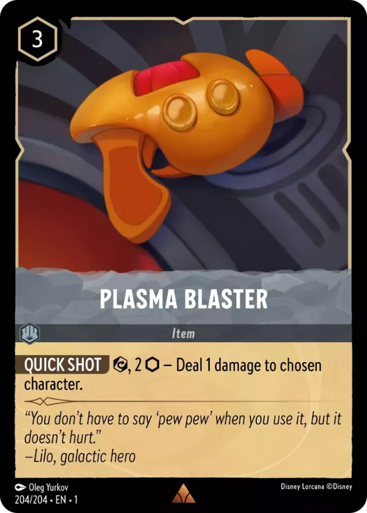 Lorcana The First Chapter 204/204 Plasma Blaster Foil