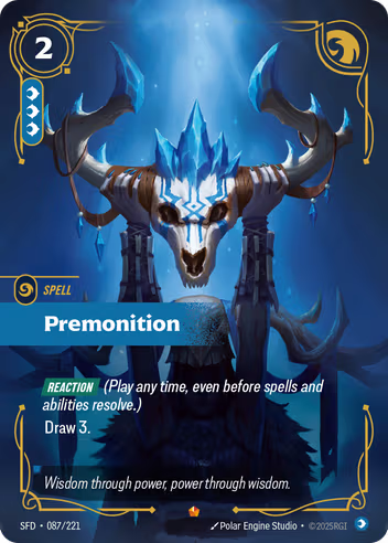 Riftbound Spiritforged 087/221 Premonition