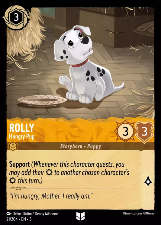 Lorcana Into the Inklands 021/204 Rolly Hungry Pup