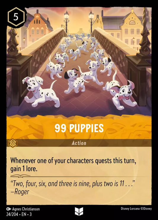 Lorcana Into the Inklands 024/204 99 Puppies