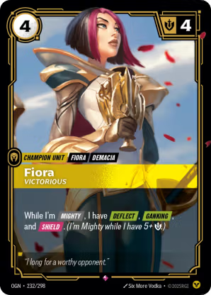 Riftbound Origins 232/298 Fiora Victorious