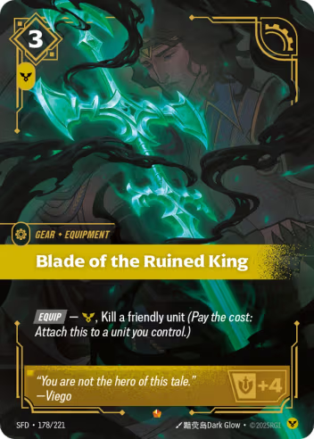 Riftbound Spiritforged 178/221 Blade of the Ruined King