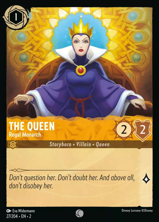 Lorcana Rise of the Floodborn 027/204 The Queen Regal Monarch