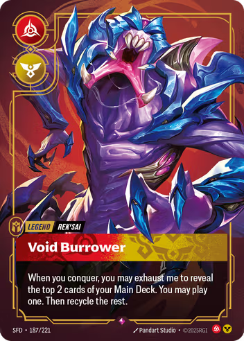 Riftbound Spiritforged 187/221 Rek'Sai Void Burrower