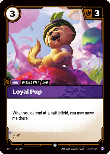 Riftbound Spiritforged 126/221 Loyal Pup