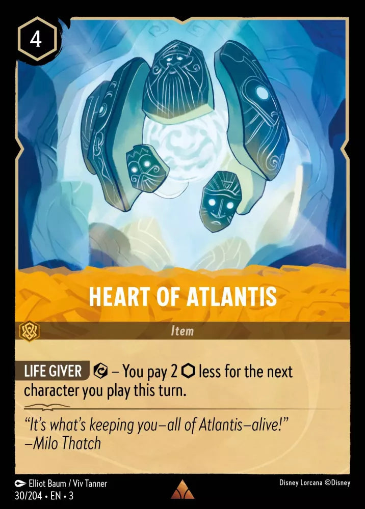 Lorcana Into the Inklands 030/204 Heart of Atlantis