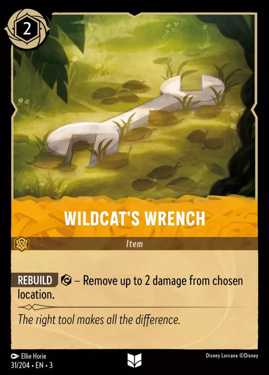 Lorcana Into the Inklands 031/204 Wildcat's Wrench Foil