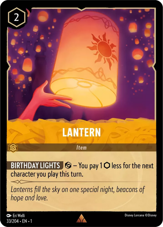 Lorcana The First Chapter 033/204 Lantern Foil