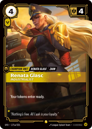 Riftbound Spiritforged 171a/221 Renata Glasc Industrialist (Showcase)