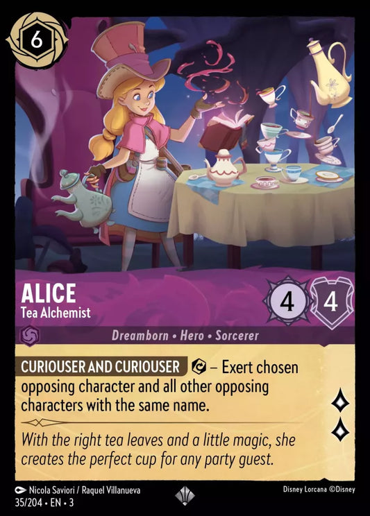 Lorcana Into the Inklands 035/204 Alice Tea Alchemist