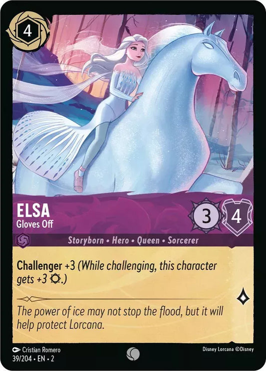 Lorcana Rise of the Floodborn 039/204 Elsa Gloves Off