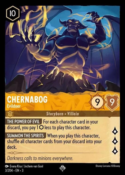 Lorcana Into the Inklands 003/204 Chernabog Evildoer