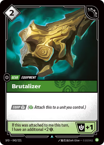 Riftbound Spiritforged 042/221 Brutalizer Foil