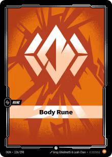 Riftbound Spiritforged R04/221 Body Rune