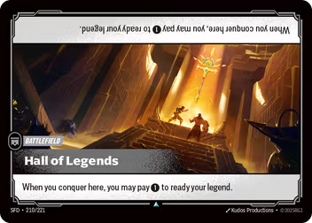 Riftbound Spiritforged 210/221 Hall of Legends