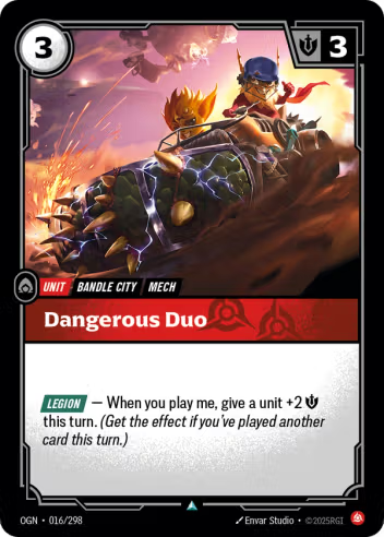 Riftbound Origins 016/298 Dangerous Duo Foil