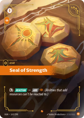 Riftbound Origins 163/298 Seal of Strength