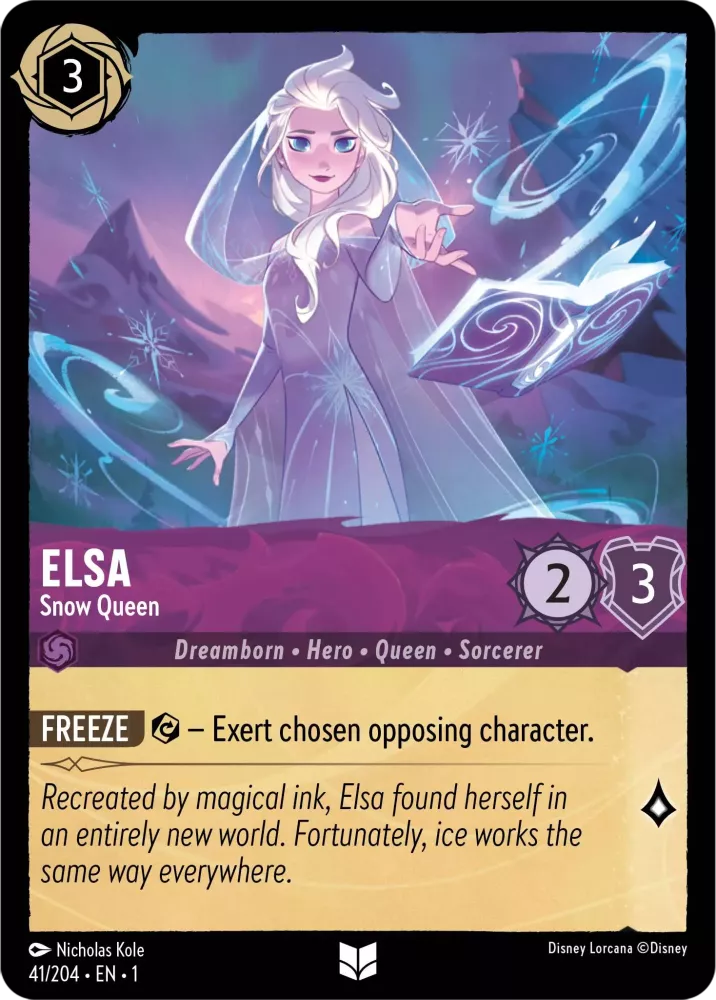 Lorcana The First Chapter 041/204 Elsa Snow Queen Foil