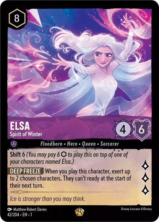 Lorcana The First Chapter 042/204 Elsa Spirit of Winter