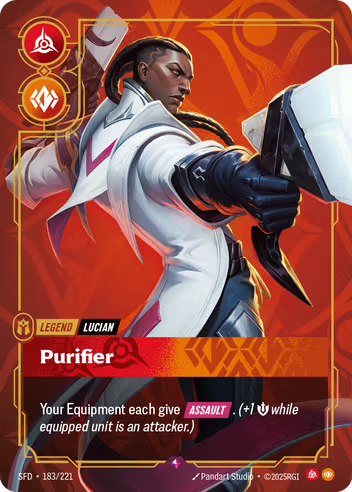 Riftbound Spiritforged 183/221 Lucian Purifier