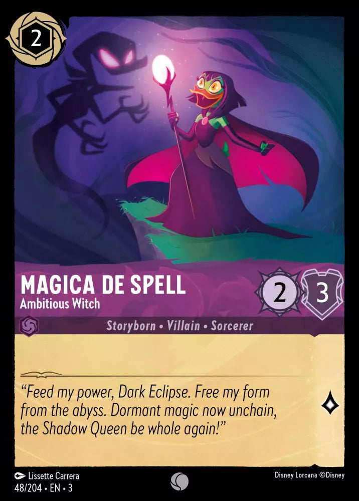 Lorcana Into the Inklands 048/204 Magica De Spell Ambitious Witch