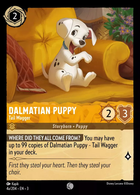 Lorcana Into the Inklands 004/204 Dalmatian Puppy Tail Wagger (A)