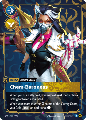 Riftbound Spiritforged 201/221 Renata Glasc Chem-Baroness