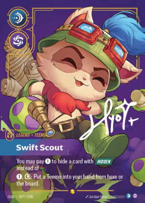 Riftbound Origins 307a/298 Teemo, Swift Scout (Showcase)