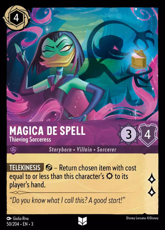 Lorcana Into the Inklands 050/204 Magica De Spell Thieving Sorceress