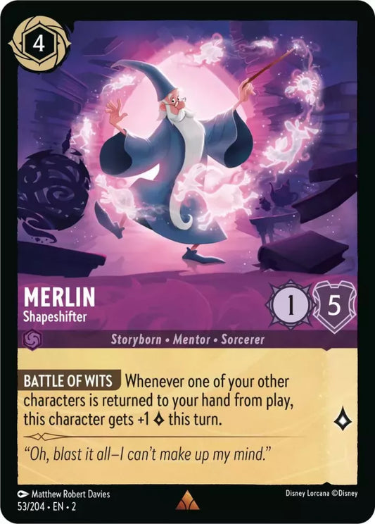 Lorcana Rise of the Floodborn 053/204 Merlin Shapeshifter