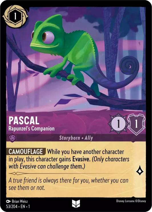 Lorcana The First Chapter 053/204 Pascal Rapunzel's Companion Foil